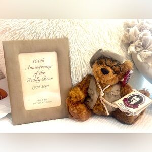 VTG Dan Dee 100th Anniversary Limited Edition "Teddy's Teddy" Bear w/4x6 Frame